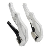 Maxbell Motorcycle Footrest Foot Pegs Pedal for Honda NC750D NC700D Silver