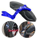 Maxbell Carbon Fiber Motorcycle Rear Wheel Fender Mudflap for Niu Technologies 2nd Generation Blue