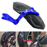 Maxbell Carbon Fiber Motorcycle Rear Wheel Fender Mudflap for Niu Technologies 2nd Generation Blue