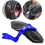 Maxbell Carbon Fiber Motorcycle Rear Wheel Fender Mudflap for Niu Technologies 2nd Generation Blue