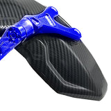 Maxbell Carbon Fiber Motorcycle Rear Wheel Fender Mudflap for Niu Technologies 2nd Generation Blue