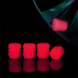 Maxbell 20Pcs Luminous Auto Wheel Valve Stem Caps for Motorbikes Vehicles