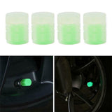 Maxbell 20Pcs Luminous Auto Wheel Valve Stem Caps for Motorbikes Vehicles