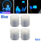 Maxbell 20Pcs Luminous Auto Wheel Valve Stem Caps for Motorbikes Vehicles