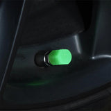 Maxbell 20Pcs Luminous Auto Wheel Valve Stem Caps for Motorbikes Vehicles