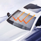 Maxbell 2 Pieces Car Windshield Sun Shade Keep Your Vehicle Cool for Vans
