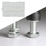 Maxbell 145 Pieces M4-M12 Bolt Nut protection Cap with Storage Box
