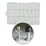 Maxbell 145 Pieces M4-M12 Bolt Nut protection Cap with Storage Box