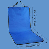 Maxbell Pet Dog Car Seat Cover Protector Foldable for Vehicles Home Chairs Blue