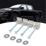 Maxbell Pickup Truck Tool Box Mounting Kit J Hook Crossover Accessories 4pcs Silver