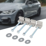 Maxbell Pickup Truck Tool Box Mounting Kit J Hook Crossover Accessories 4pcs Silver