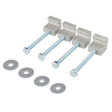 Maxbell Pickup Truck Tool Box Mounting Kit J Hook Crossover Accessories 4pcs Silver