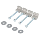 Maxbell Pickup Truck Tool Box Mounting Kit J Hook Crossover Accessories 4pcs Silver