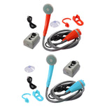 Maxbell Portable Camping Shower Pump Compact 12V for Dog Cleaning Hiking Orange