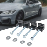 Maxbell Pickup Truck Tool Box Mounting Kit J Hook Crossover Accessories 4pcs Black