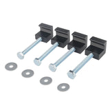 Maxbell Pickup Truck Tool Box Mounting Kit J Hook Crossover Accessories 4pcs Black