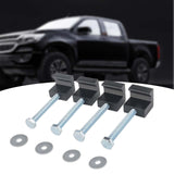 Maxbell Pickup Truck Tool Box Mounting Kit J Hook Crossover Accessories 4pcs Black