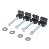 Maxbell Pickup Truck Tool Box Mounting Kit J Hook Crossover Accessories 4pcs Black