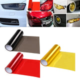 Maxbell 30x100cm Car Auto Headlight Tint Film Cover Taillight Fog Lamp Film Durable Black