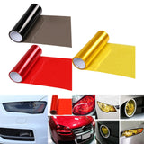 Maxbell 30x100cm Car Auto Headlight Tint Film Cover Taillight Fog Lamp Film Durable Black