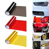 Maxbell 30x100cm Car Auto Headlight Tint Film Cover Taillight Fog Lamp Film Durable Black