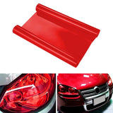 Maxbell 30x100cm Car Auto Headlight Tint Film Cover Taillight Fog Lamp Film Durable Red