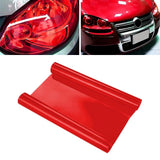 Maxbell 30x100cm Car Auto Headlight Tint Film Cover Taillight Fog Lamp Film Durable Red