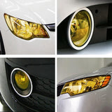 Maxbell 30x100cm Car Auto Headlight Tint Film Cover Taillight Fog Lamp Film Durable Golden