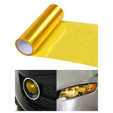 Maxbell 30x100cm Car Auto Headlight Tint Film Cover Taillight Fog Lamp Film Durable Golden