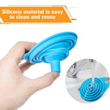 Maxbell 200 Pieces Paint Cone Paint Strainers and 1x Silicone Funnel for Home