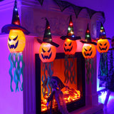 Maxbell 5x Halloween Hanging Lights Battery Operated LED Prop for Indoor Outdoor