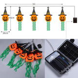 Maxbell 5x Halloween Hanging Lights Battery Operated LED Prop for Indoor Outdoor