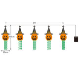 Maxbell 5x Halloween Hanging Lights Battery Operated LED Prop for Indoor Outdoor