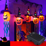 Maxbell 5x Halloween Hanging Lights Battery Operated LED Prop for Indoor Outdoor