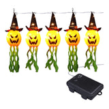 Maxbell 5x Halloween Hanging Lights Battery Operated LED Prop for Indoor Outdoor