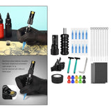 Maxbell DIY Tattoo Kit Bandage Portable with Tattoo Needle Tattoo Tool for Beginner with 5RL Pin