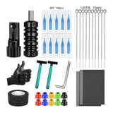 Maxbell DIY Tattoo Kit Bandage Portable with Tattoo Needle Tattoo Tool for Beginner with 5RL Pin