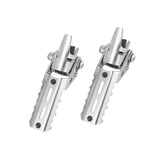 Maxbell Motorcycle Highway Front Foot Pegs Replacement for BMW R1250GS Durable Silver