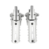 Maxbell Motorcycle Highway Front Foot Pegs Replacement for BMW R1250GS Durable Silver