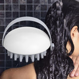 Maxbell Cleaning Brush Wet and Dry Manual Hair Washing Tool Women Men Adults White