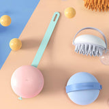 Maxbell Cleaning Brush Wet and Dry Manual Hair Washing Tool Women Men Adults White