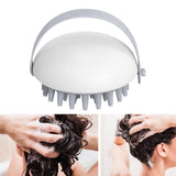 Maxbell Cleaning Brush Wet and Dry Manual Hair Washing Tool Women Men Adults White