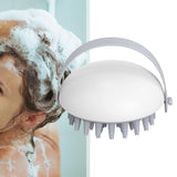 Maxbell Cleaning Brush Wet and Dry Manual Hair Washing Tool Women Men Adults White