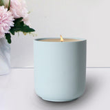 Maxbell Ceramic Candle Holder Candlestick Candleholder Tealight Pot Blue