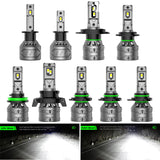 Maxbell 2Pcs LED Headlight Bulbs Mini Waterproof 13000LM 300% Brighter H1