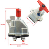 Maxbell 12/24V Battery Disconnect Switch with Keys 250A High Current for Car