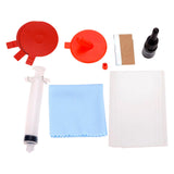Maxbell Car Windshield Repair Kit Filler Tools for Long Line Crack Cobwebs