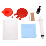 Maxbell Car Windshield Repair Kit Filler Tools for Long Line Crack Cobwebs
