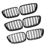 Maxbell 1Pair Front Grill Grille Replacement for BMW 2 Series F22 F23 F87 Gloss Black
