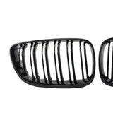 Maxbell 1Pair Front Grill Grille Replacement for BMW 2 Series F22 F23 F87 Gloss Black